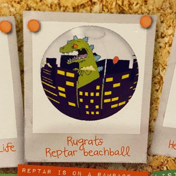 Culturefly Other - Rugrats Reptar Beach Ball Retro 90s Nick